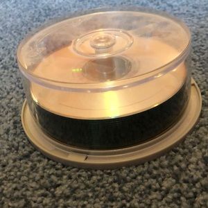17 blank cds and a cd case